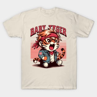 baby tiger Roaring kawai T-Shirt